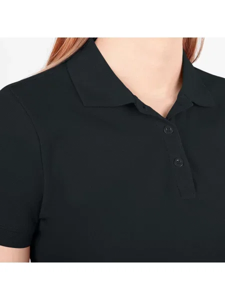 Koszulka polo Jako Organic czarna