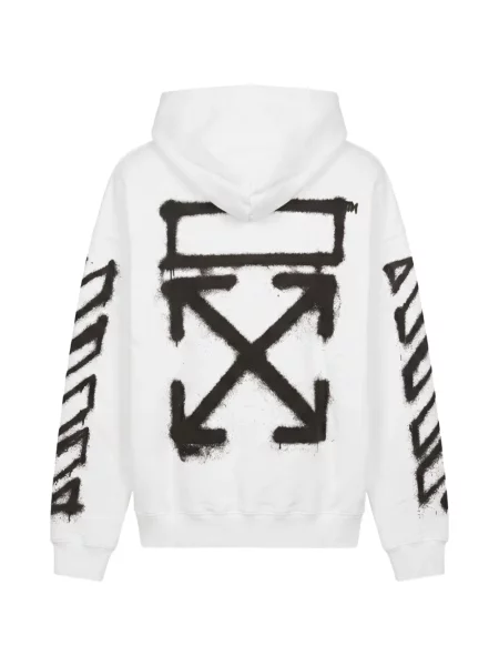 Hanorac cu glugă Off-white alb