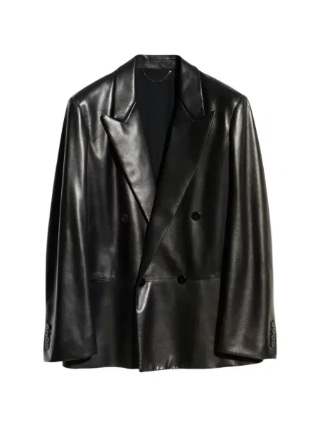 Geacă Gucci cu două rânduri de nasturi negru