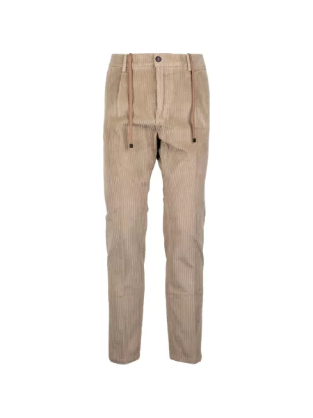 Pantaloni Cruna de catifea cord cu cordon