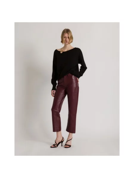Sweter Alberta Ferretti z kaszmiru czarny