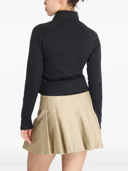 Top sport Nike din fleece plisat fără mâneci alb