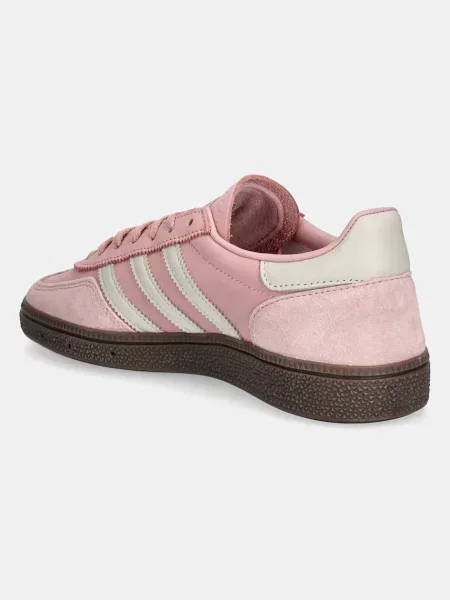 Nubukové tenisky adidas Originals Handball Spezial růžové