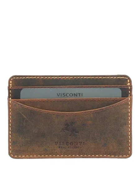 Кожаный кошелек Visconti коричневый