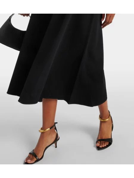 Rochie midi Staud până la genunchi de costum negru