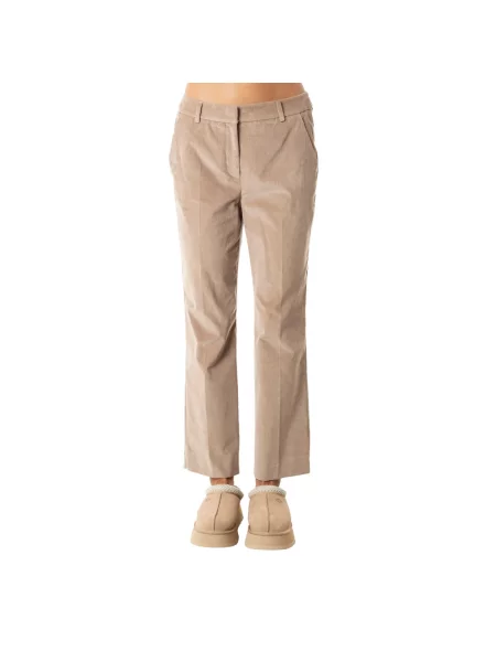 Spodnie Weekend Max Mara beżowe