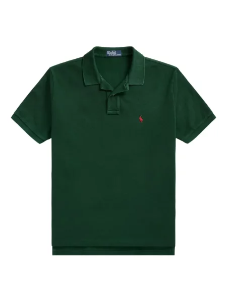 Μικρός κασκέτο Polo Ralph Lauren με χαμηλή μέση υφαίνω διαγωνίως πράσινο