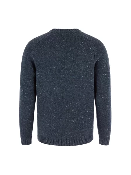 Sweter Fjällräven wełniany niebieski