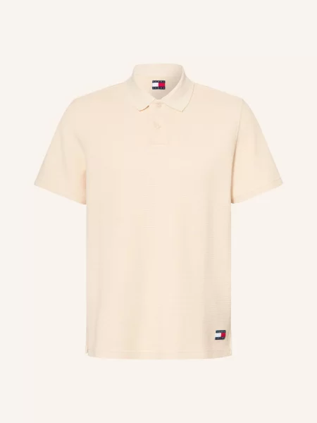 Tommy Jeans Piqué Polokošile krémová