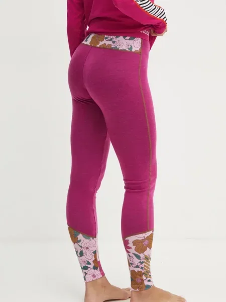 Термобелье Helly Hansen из шерсти мериноса фиолетовое