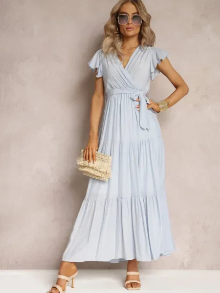 Rochie bleu deschis Tantysus albastru
