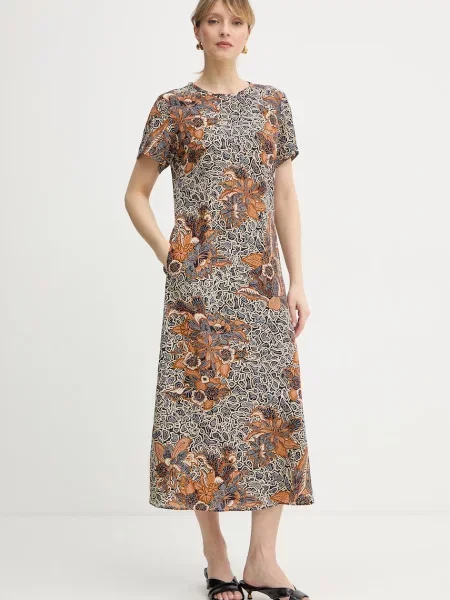 Weekend Max Mara rochie de mătase CRESPO