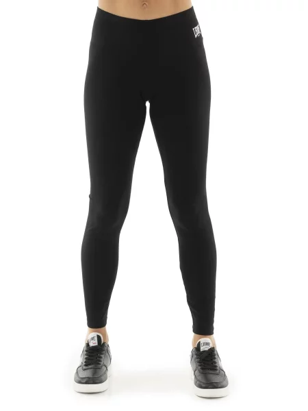 Legginsy Leone Basic z elastycznej bawełny czarne