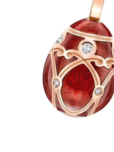 Pakabukas Fabergé raudona