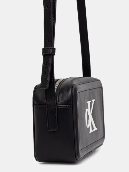Calvin Klein Torba za čez ramo / bela črna