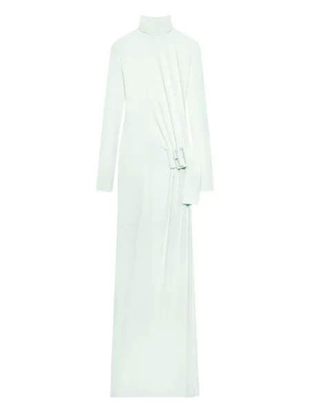 Rochie maxi Courreges lungă de costum verde