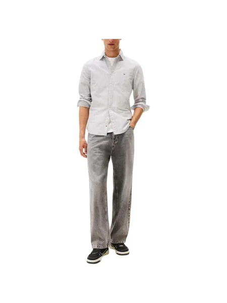 Cămașă Tommy Jeans albastru