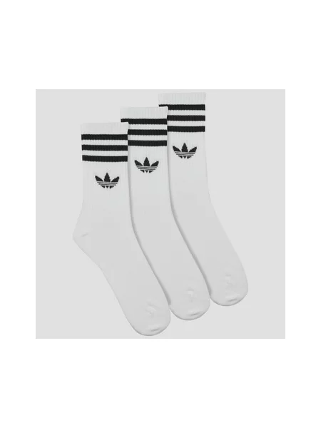 Nogavice Adidas s črtami bela