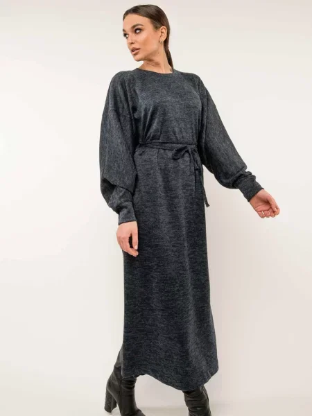 Сукня міді RiMari темно-синій віскоза/поліестер синя