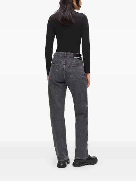 Дънки straight leg Karl Lagerfeld Jeans черно
