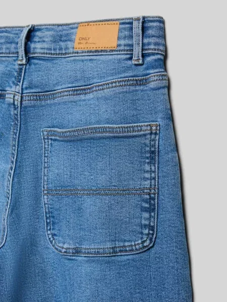Jeansy o kroju loose fit z mieszanki bawełny model „GIA” Only niebieskie