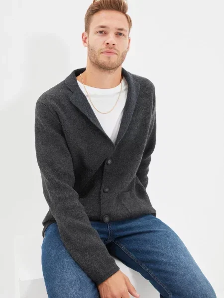 Pulover Trendyol gri