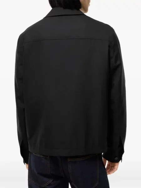 Geacă Burberry de lână negru