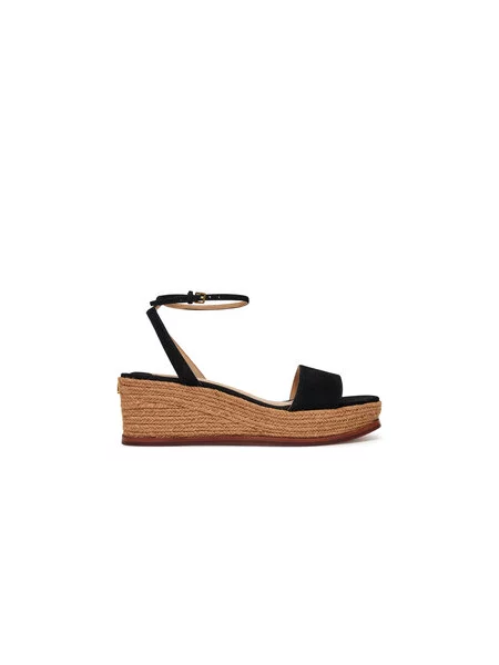 Espadrilky LAUREN RALPH LAUREN černé