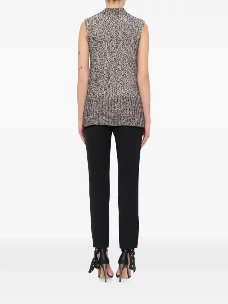 Top Lanvin tricotate cu decolteu în V