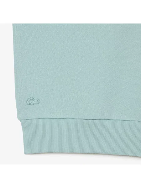 Lacoste Aktywny Sweter Oversize Z Okrągłym Dekoltem I Nadrukiem W Kolorze Jasnozielonym zielony