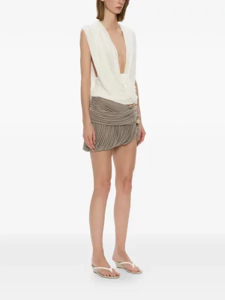 Decora top Christopher Esber alb