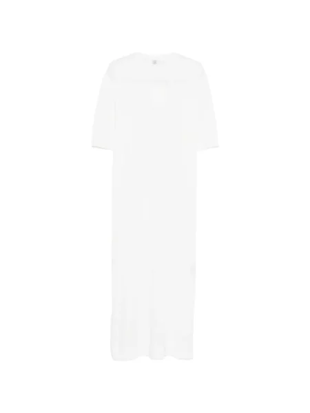 Maksi sukienka maxi Toteme z wełny merino garniturowa