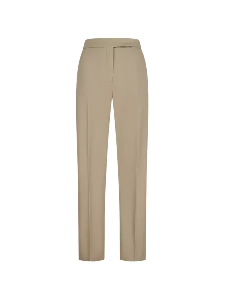 Pantaloni Max Mara din satin verde
