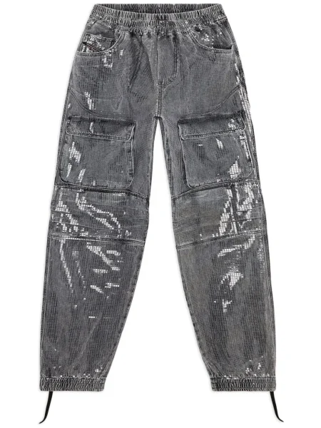 Proste jeansy Diesel szare