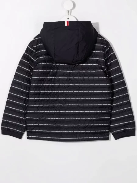 Kurtka dziecięca Moncler Enfant niebieska