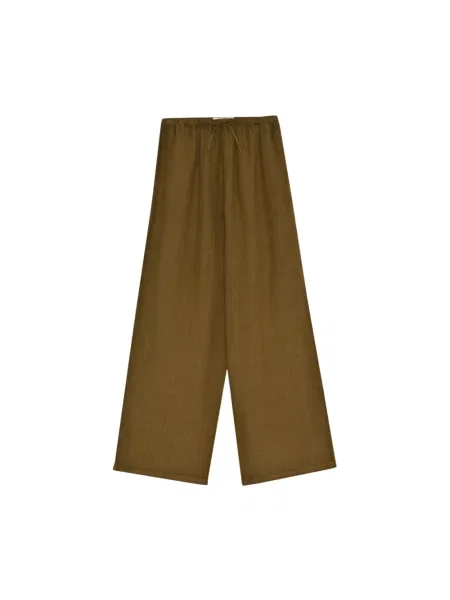 Spodnie palazzo The New Society zielony