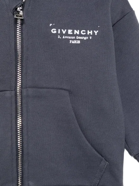 Bluza z kapturem dziecięca Givenchy niebieska