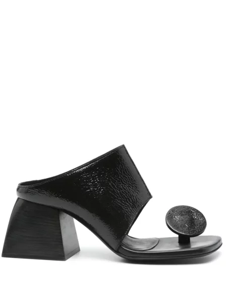 Papuci tip mules Uma Wang cu strasuri negru