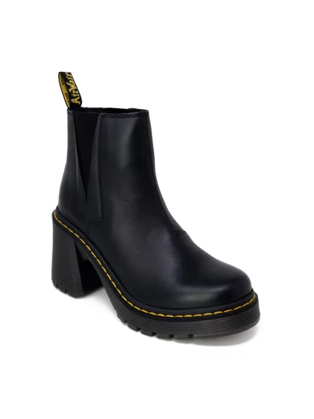 Sztyblety Dr. Martens skórzane dzwony czarne