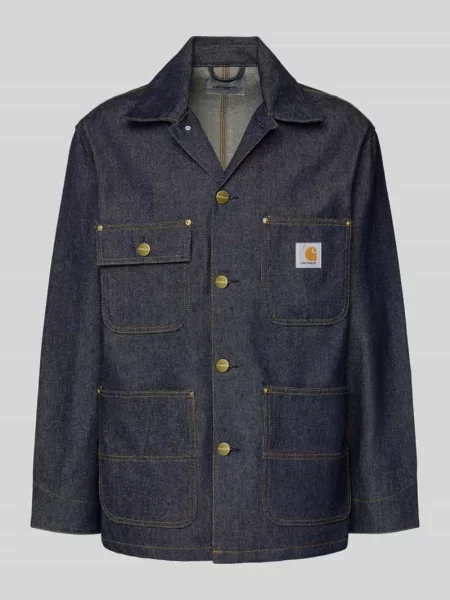 Kurtka jeansowa z nakładanymi model ‘ADEN’ Carhartt Work In Progress niebieska
