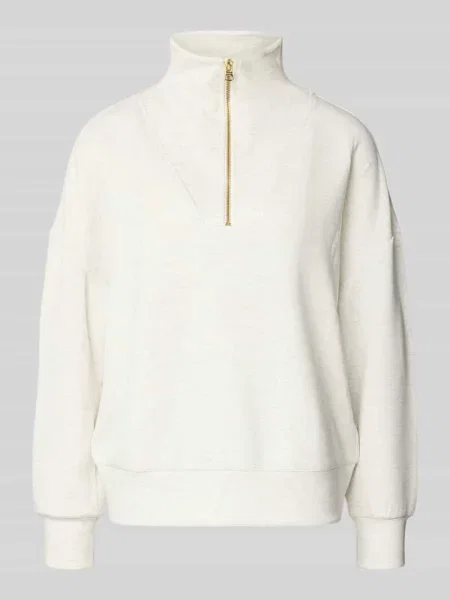 Bluza z mieszanki z zamkiem błyskawicznym model hawley' Varley biała