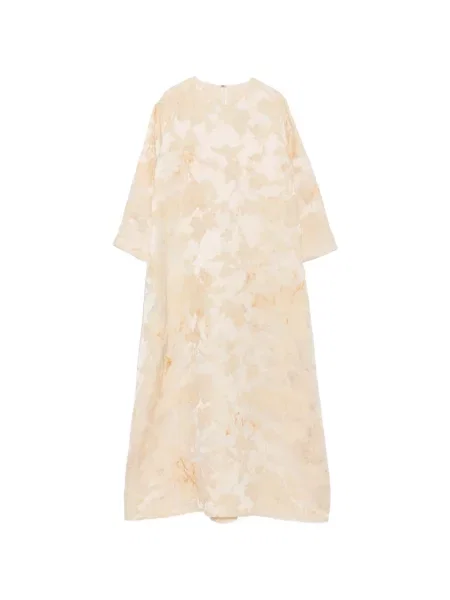 Rochie maxi Uma Wang cu model floral din jacard