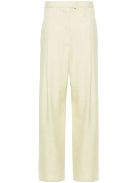 Pantaloni Philosophy Di Lorenzo Serafini plisate galben