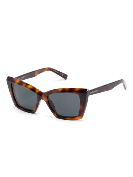 Saulės akiniai Saint Laurent Eyewear ruda