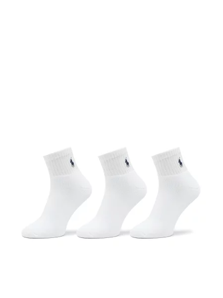 Polo Ralph Lauren Čarape QUARTER crna bijela