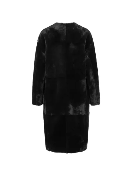 Haină din piele de oaie Blancha negru