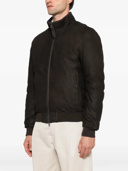 Reversibil geanta de piele Mabrun maro