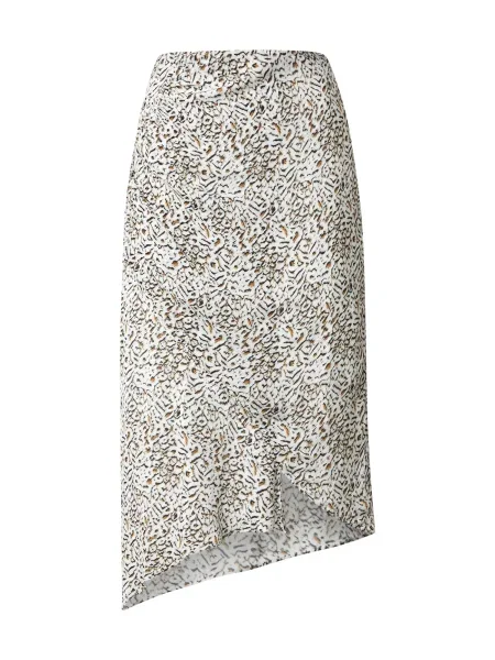 IRO Fustă ocru / verde închis / negru alb