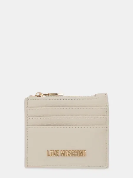 Denarnica Love Moschino bež