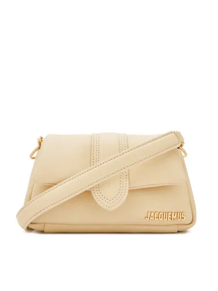 JACQUEMUS Geantă Le Petit Bambimou Écru